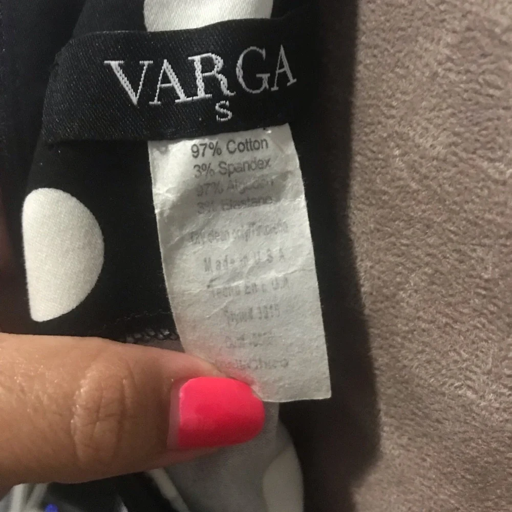 Varga Polka Dot Dress - Picture 7 of 11